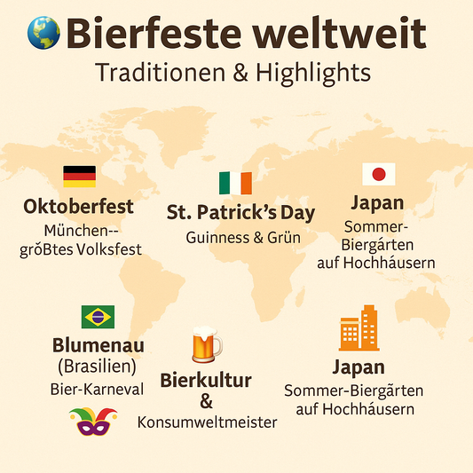 🌍 So feiert die Welt das Bier – Traditionen, Festivals & verrückte Bräuche 🍺🎉
