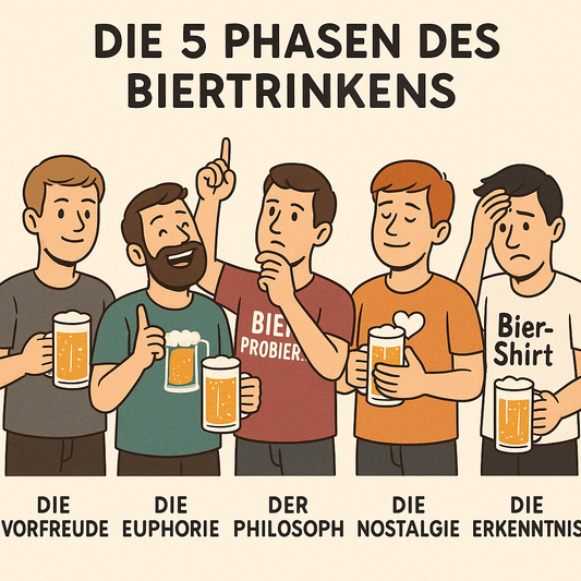 Die 5 Phasen des Biertrinkens – und was sie über dich verraten 🍺