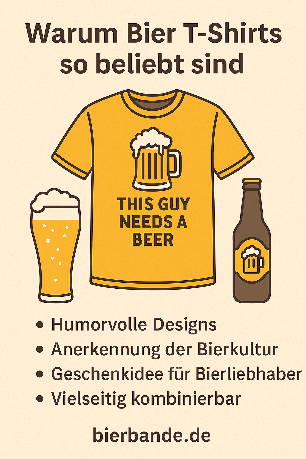 Bier T-Shirts: Warum sie mehr sagen als du je aussprechen würdest 🍺👕