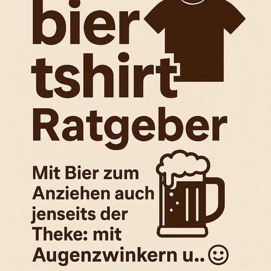 Bier zum Anziehen: Der große bier tshirt Ratgeber mit Augenzwinkern