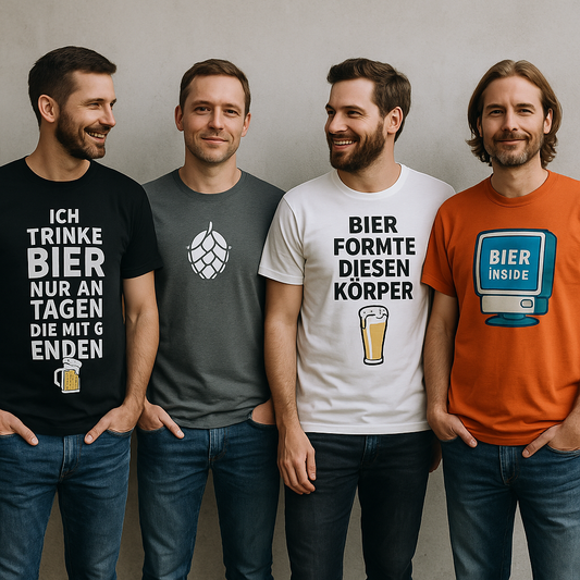 Hopfen, Herz & Humor – Warum das Bier T-Shirt ein echter Charaktertest ist