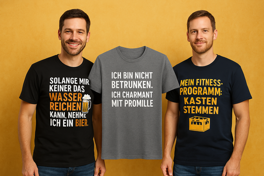 Bier t-shirts mit Humor – Die witzigsten Looks für Männer mit Geschmack! 🍻