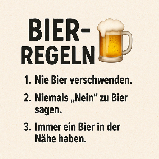 5 Dinge, die du beim Biertrinken garantiert falsch machst – und wie dein Bier Shirt dich trotzdem rettet 🍺👕