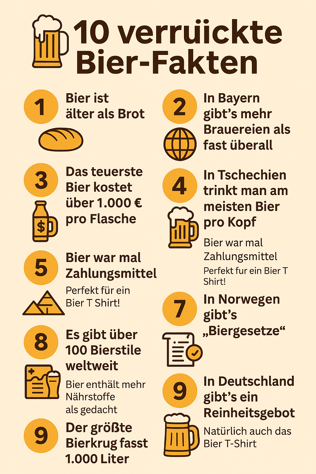 🤯 10 verrückte Bier-Fakten, die du garantiert noch nicht kanntest 🍻