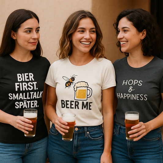 Bier T-Shirts für Frauen – Stil, Spaß und eine klare Botschaft 🍻✨