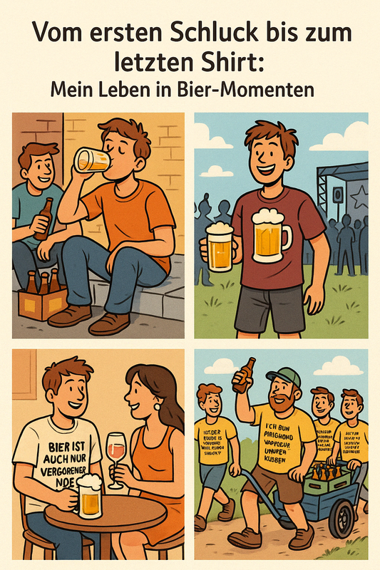 Vom ersten Schluck bis zum letzten Shirt: Mein Leben in Bier-Momenten 🍻