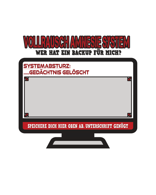 ALKOHOL AMNESIE - UNISEX T-Shirt - Bierbande