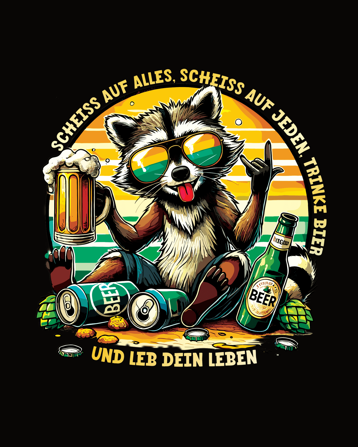 BIER-REBELL - UNISEX T-Shirt - Bierbande