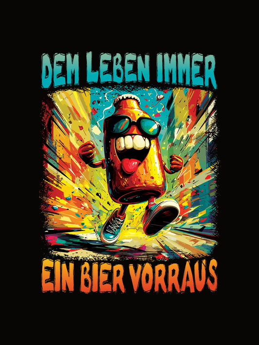 BIER VORAUS - Oversized T-Shirt - Bierbande