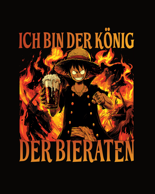 BIERATEN D RUFFY - Oversized T-Shirt - Bierbande