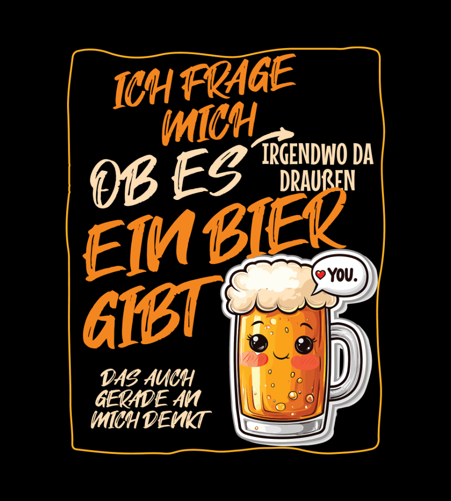 BIER-LIEBE - UNISEX T-Shirt - Bierbande