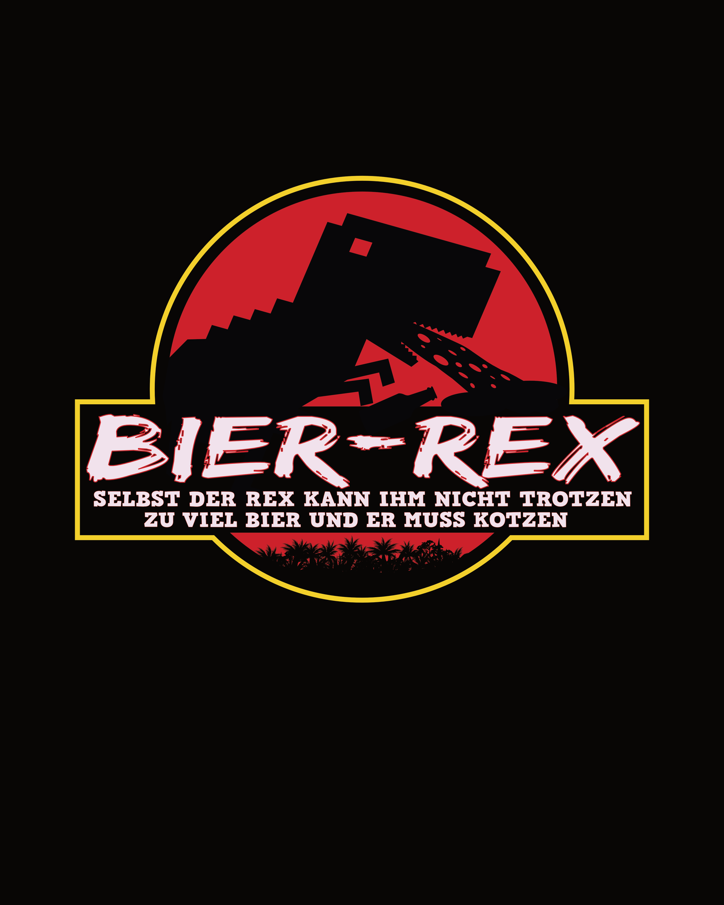 EIN BIER ZU VIEL REX - Oversized Hoodie - Bierbande
