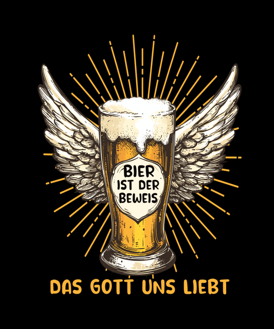 BIER BEWEIS - UNISEX T-Shirt - Bierbande