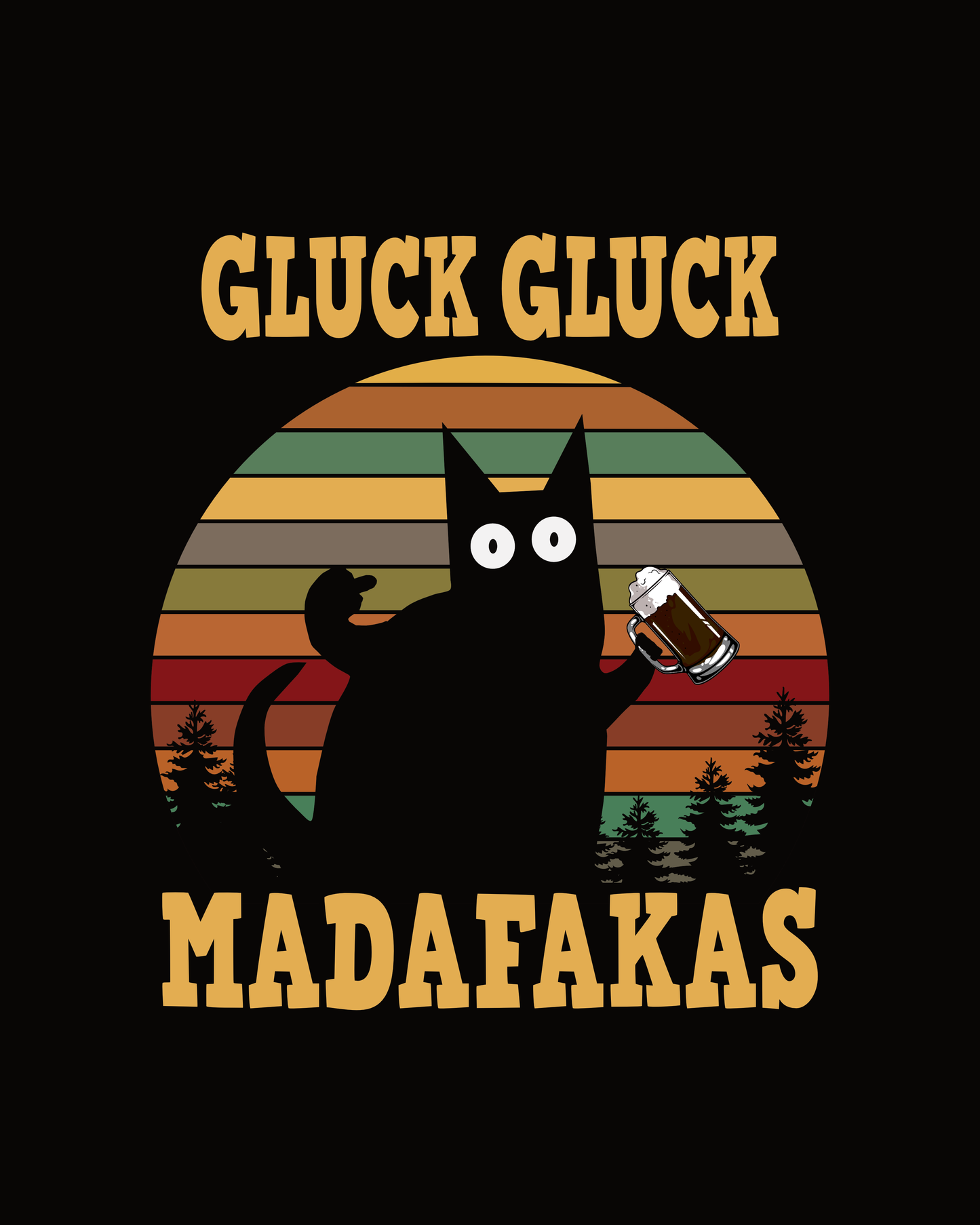 GLUCK GLUCK KATZE - UNISEX T-Shirt