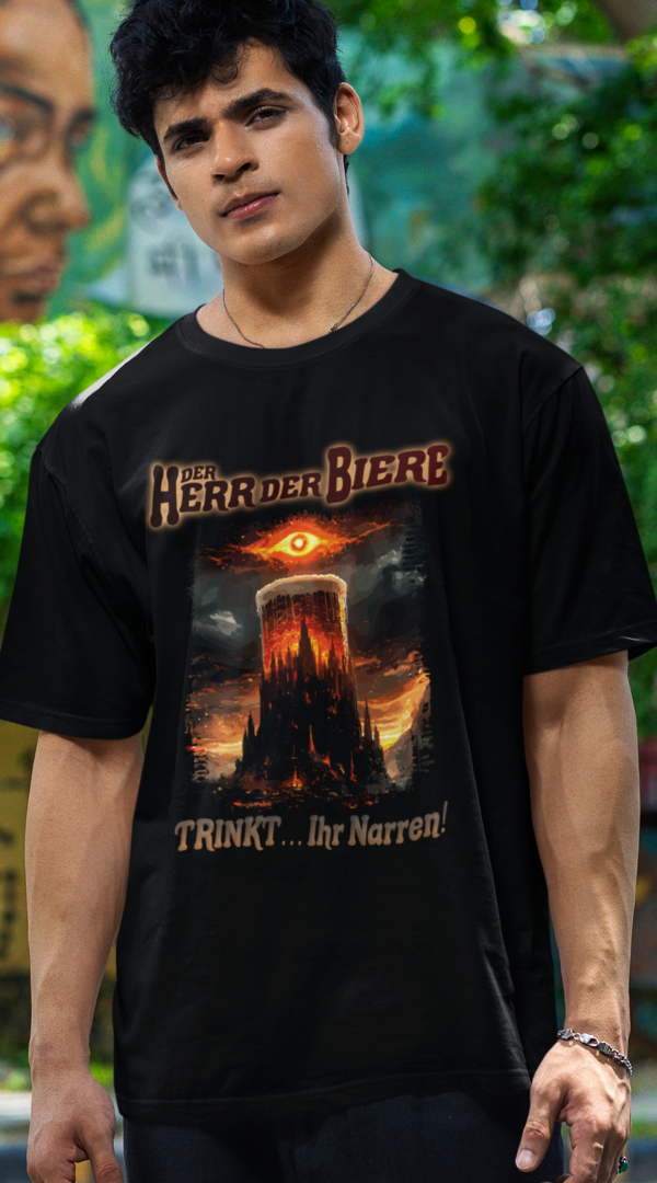 HERR DER BIERE - Oversized Shirt - Bierbande