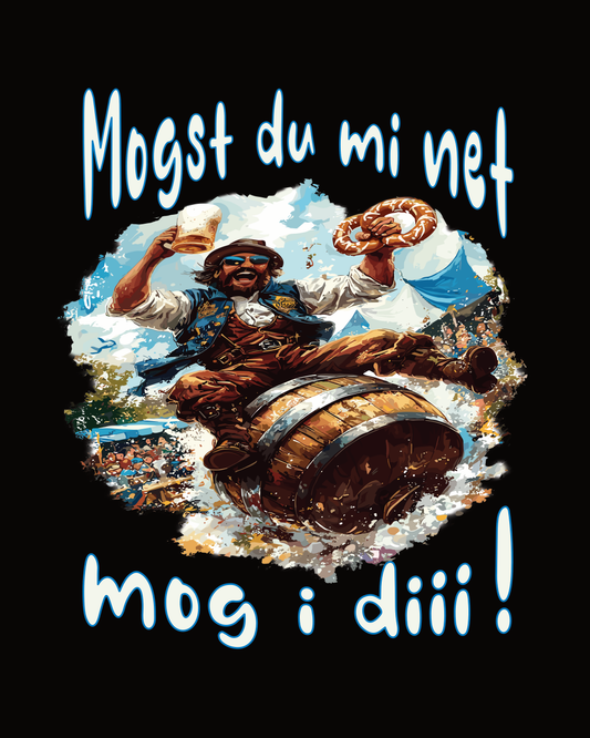 MOGST DU MI NET - UNISEX T-Shirt - Bierbande