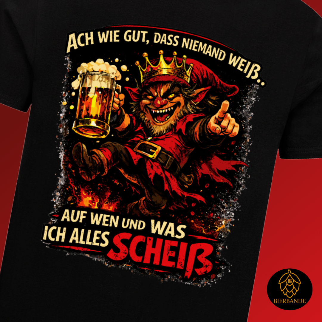 SCHEIß DRAUF - Unisex T-Shirt (Backprint)