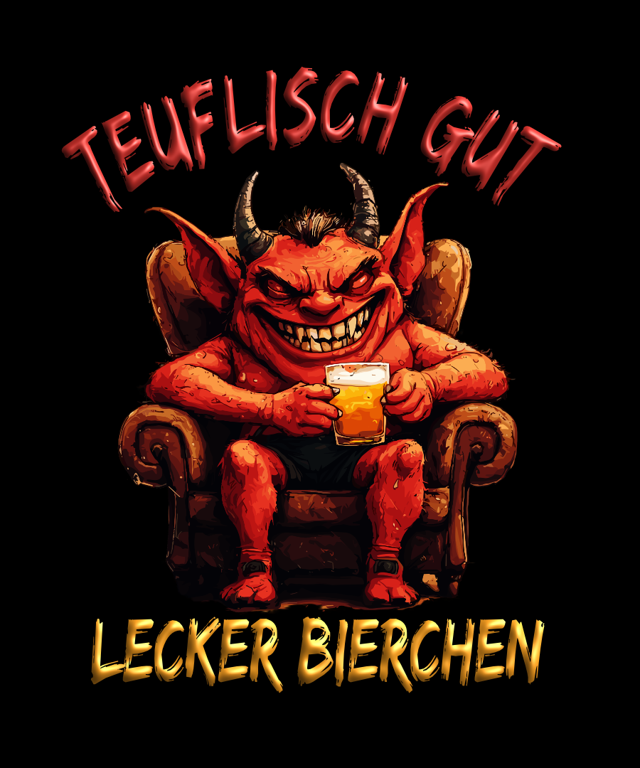 LECKER BIERCHEN - Oversized T-Shirt - Bierbande