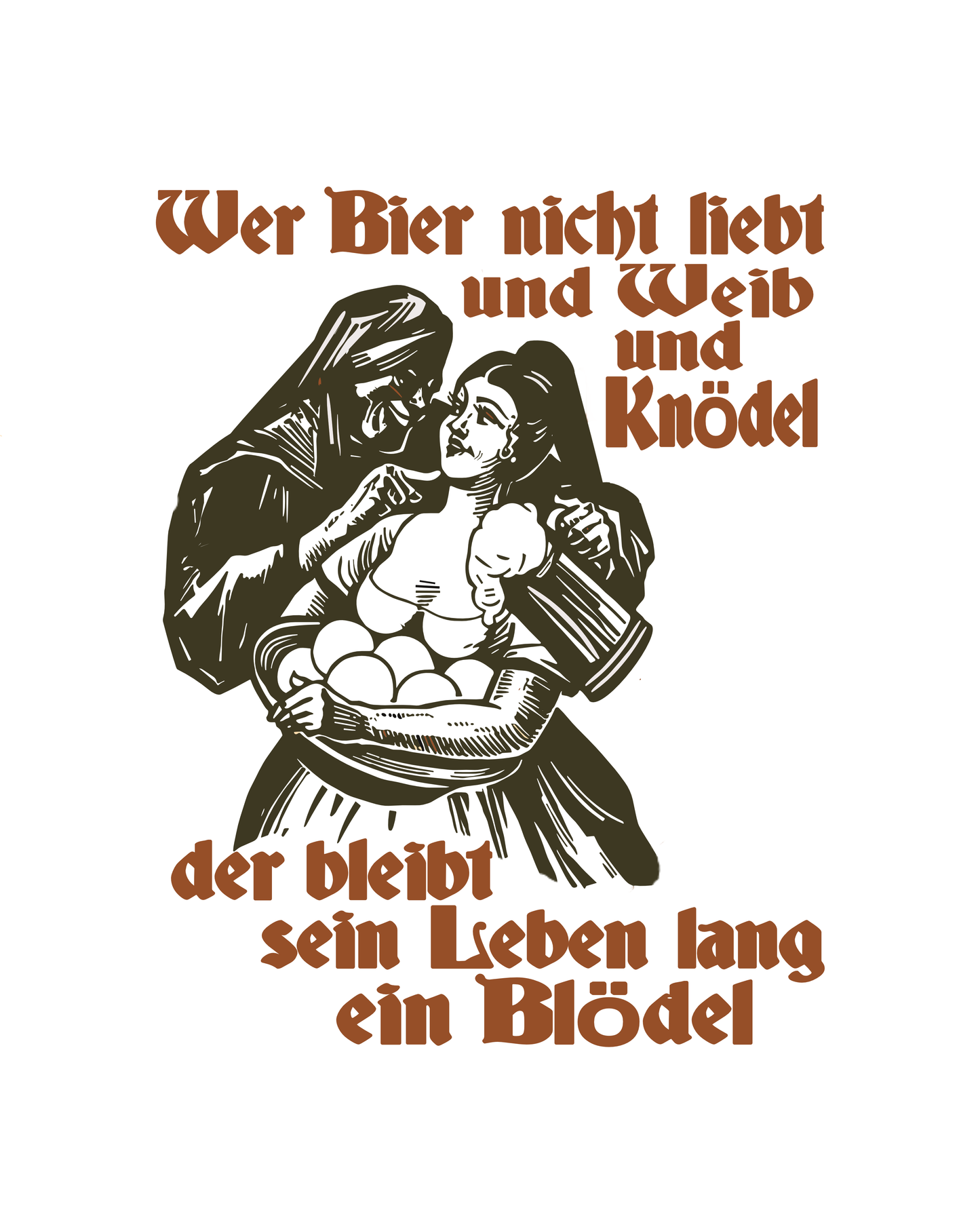 WAHRE WERTE - UNISEX T-Shirt - Bierbande