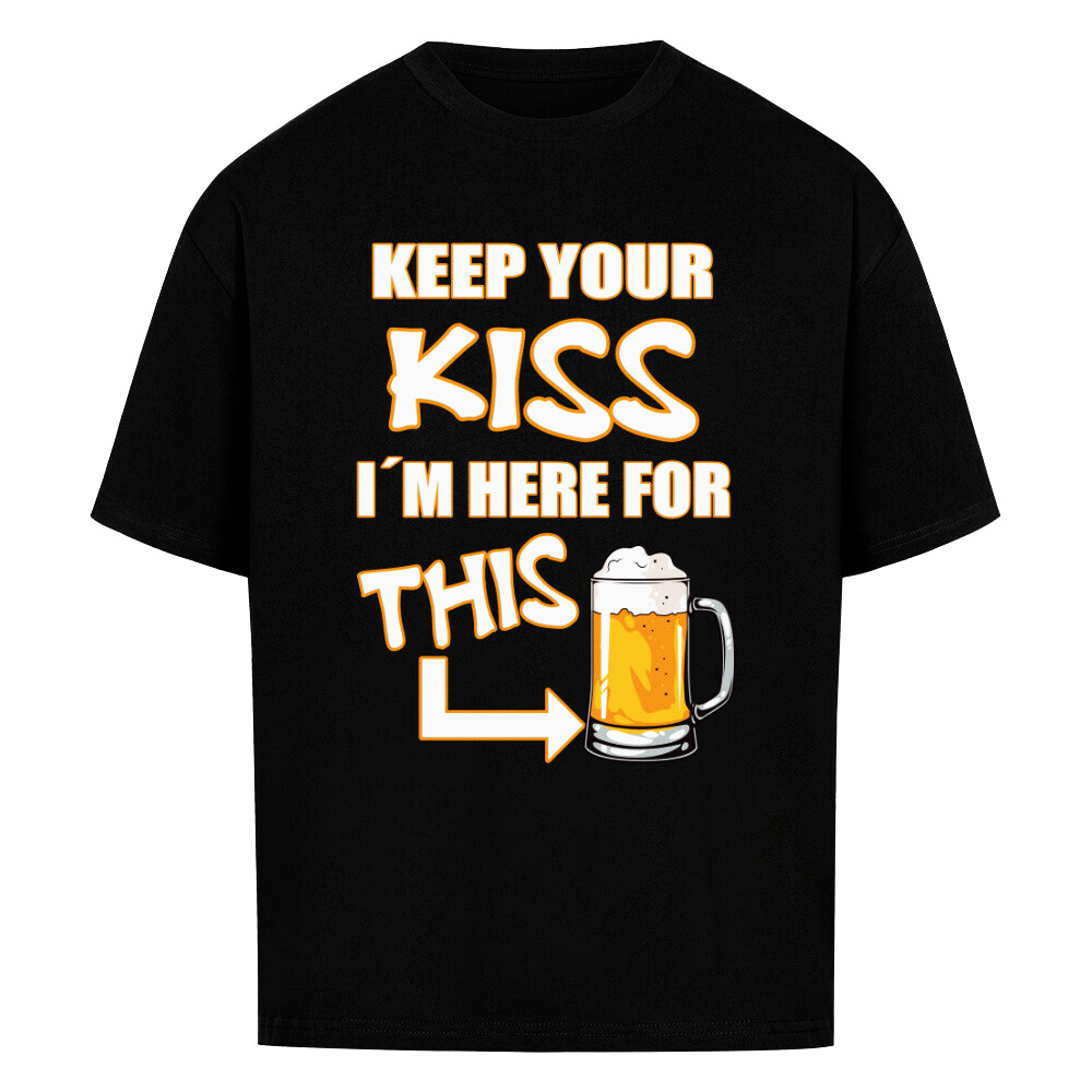 KEEP YOUR KISS - Oversized T-Shirt - Bierbande