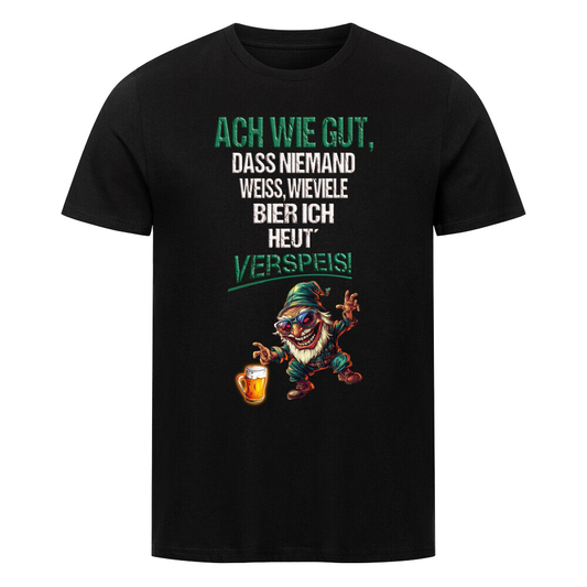 Lustiges Bier T-Shirt mit kreativem Spruch und Rumpelstilzchen Motiv