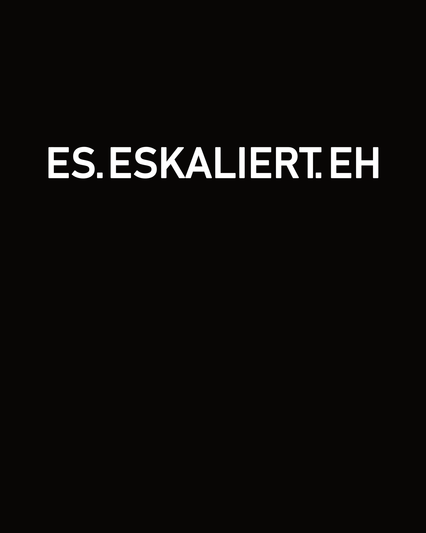 ES.ESKALIERT.EH - UNISEX T-Shirt