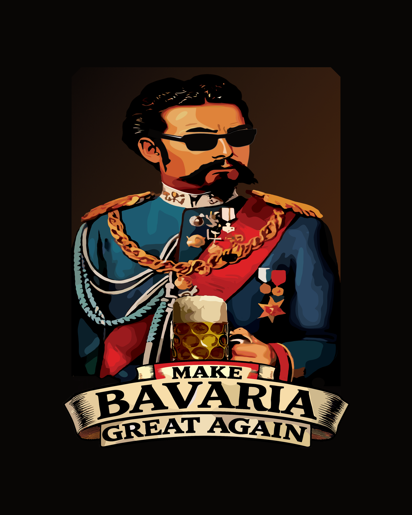 KÖNIG LUDWIG - Lustiger Bierkrug - Bierbande