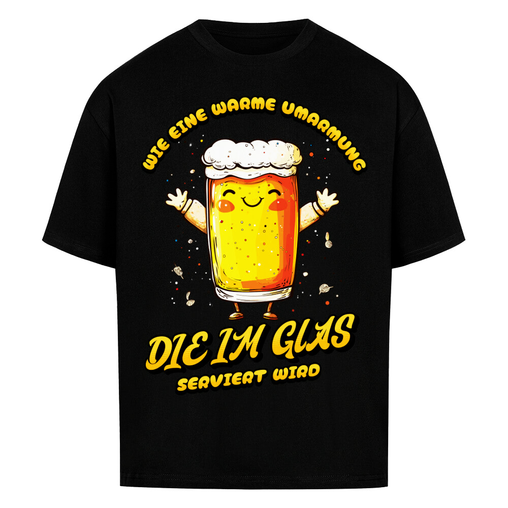 FLÜSSIGE KUSCHELEINHEIT - Oversized T-Shirt - Bierbande