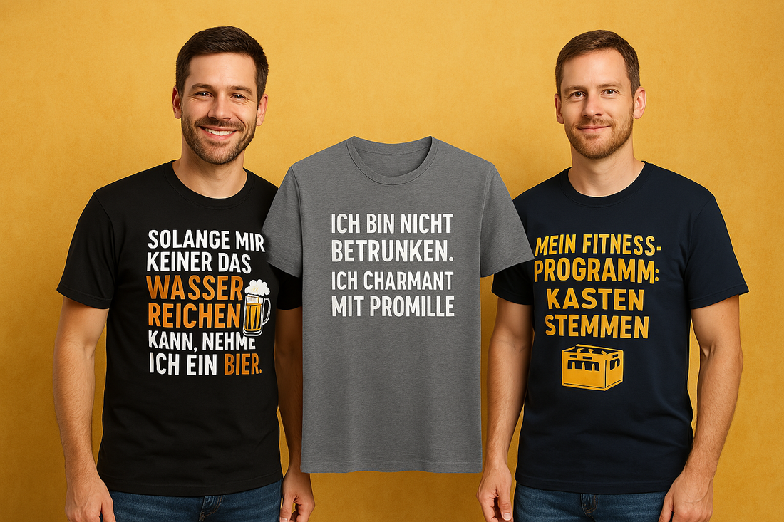 Bier t-shirts mit Humor – Die witzigsten Looks für Männer mit Geschmack! 🍻