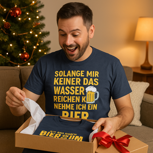 🎁 Vatertag, Geburtstag, Weihnachten – warum ein Bier T Shirt immer passt 🍻👕