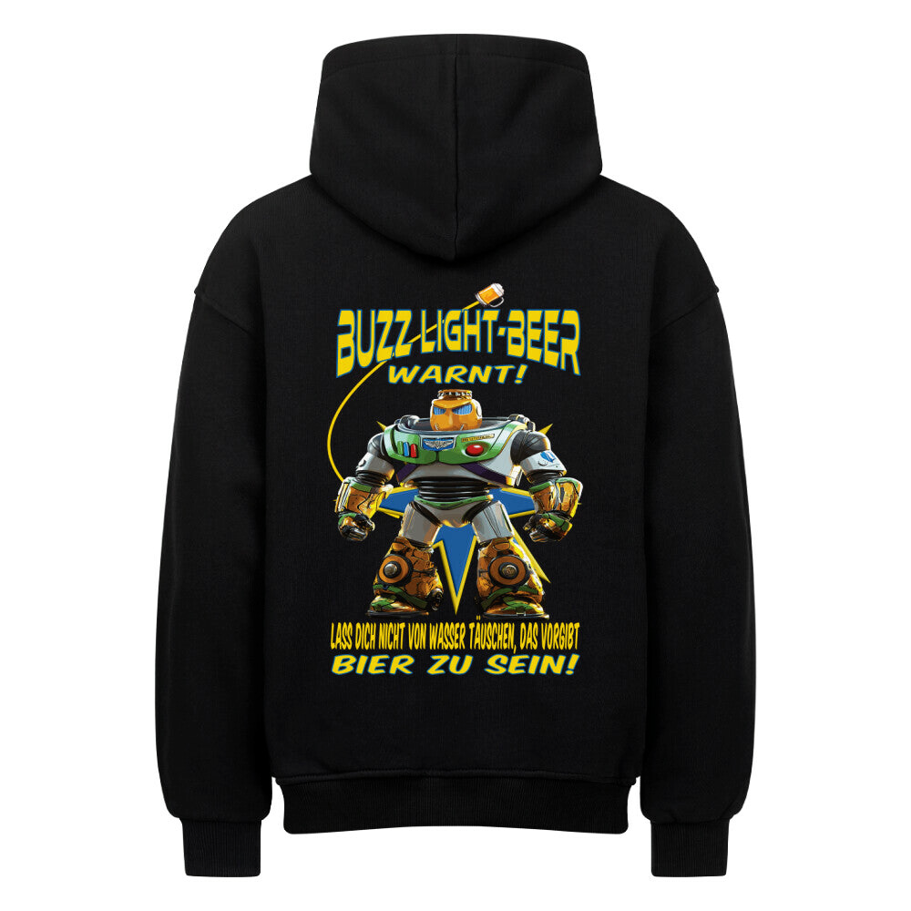BUZZ LIGHT-BEER - Oversized Hoodie (Backprint) - Bierbande