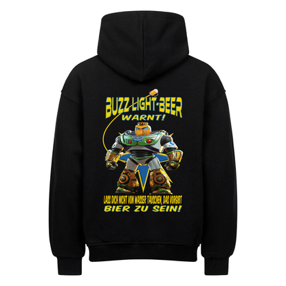 BUZZ LIGHT-BEER - Oversized Hoodie (Backprint) - Bierbande