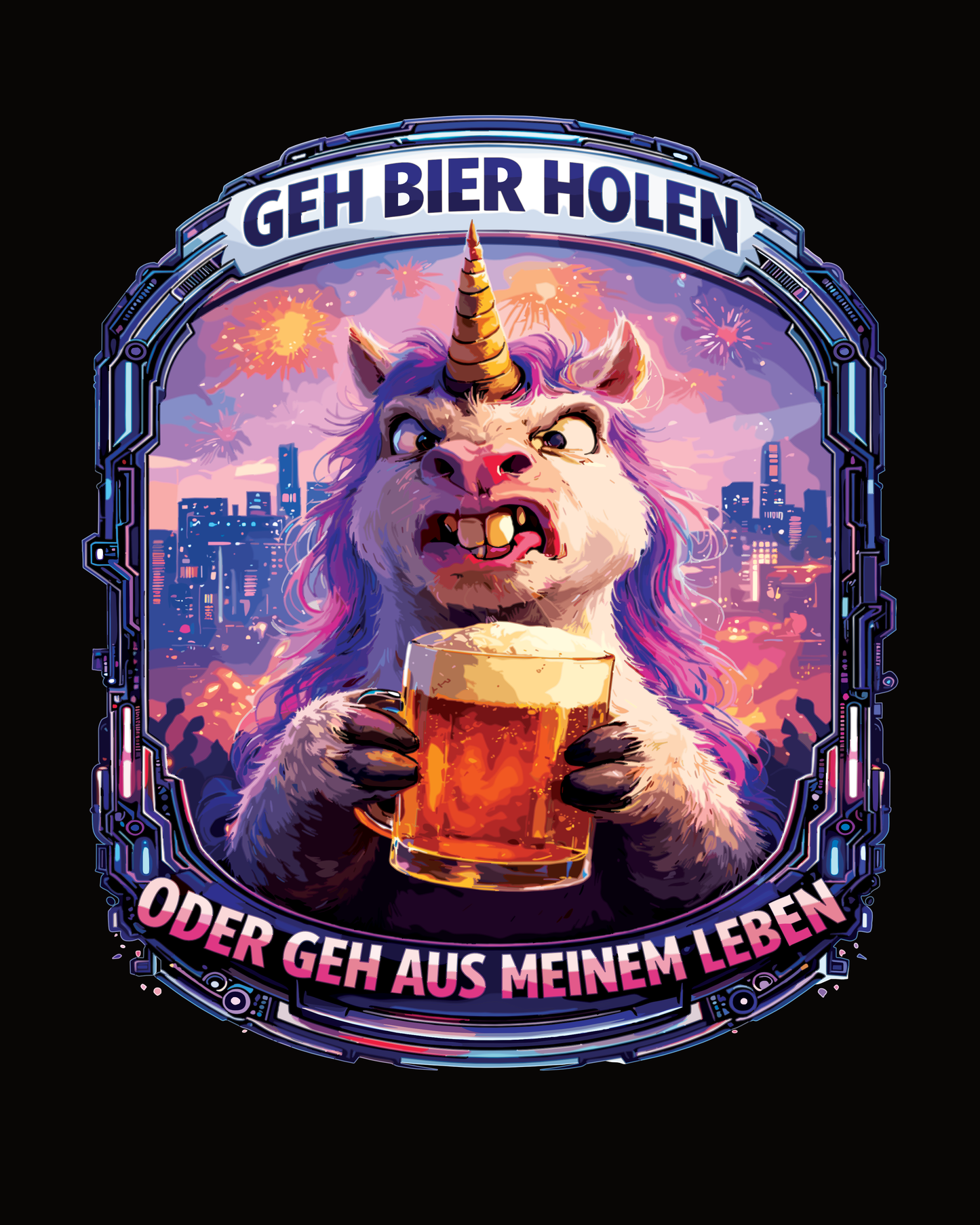 Gebierhorn – Bier T-Shirt UNISEX
