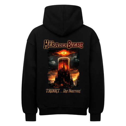 HERR DER BIERE - Oversized Hoodie (Backprint) - Bierbande