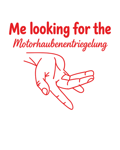 Motorhaubenentriegelung Dzagoiev T-Shirt