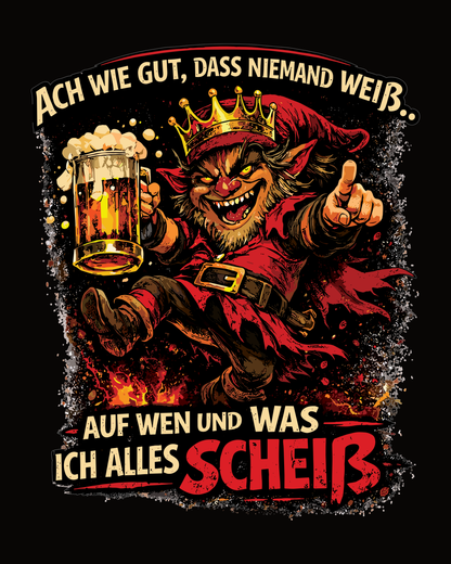 SCHEIß DRAUF - Unisex T-Shirt (Backprint)